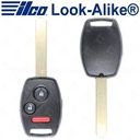 Ilco Honda Fit Sport Remote Head Key 3B H Stamp - RHK-HON-3B5