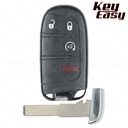 2014 - 2022 Jeep Fiat Smart Key 4B Remote Start - REPLACES: M3N-40821302 - AFTERMARKET